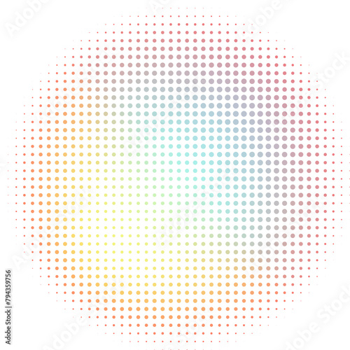 Halftone gradient round (ID: 794359756)