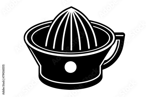 electric citrus juicer  silhouette illustration