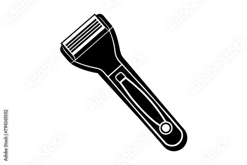 electric shaver silhouette illustration