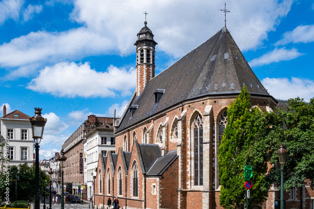 Obraz premium Kirche, Brüssel