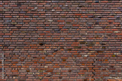 Brick wall texture. Interior of a modern loft. Building s facade.