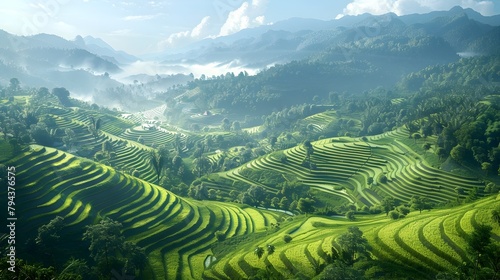 Captivating Terraced Rice Fields A Timeless Tapestry of Tradition and Sustainability