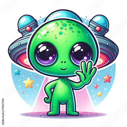 Ein kleines s    es Alien