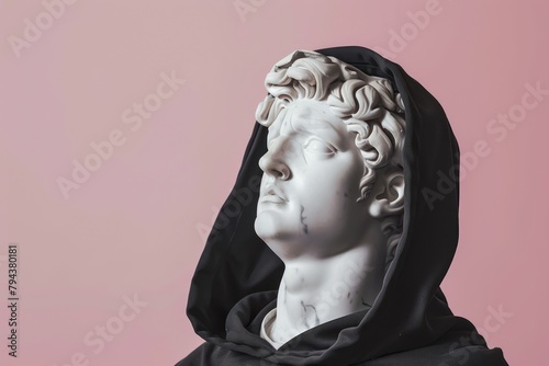 Marble Greek statue fashion style art. Modern Art © Daniil