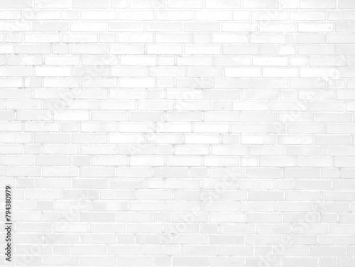 Close up brick wall texture. White background in urban loft or grunge style. 