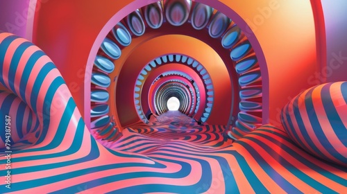 Step into a world of endless possibilities and illusions with these bold and vibrant optical backgrounds.