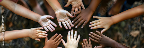 Many Cultural Hands Coming Together