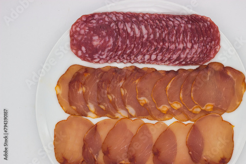 Assorted Cured Meats Display