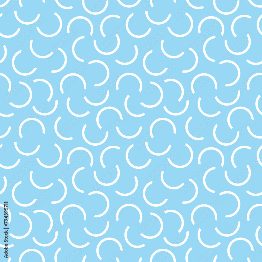 Seamless geometric pattern on blue background Seamless geometric pattern on blue background