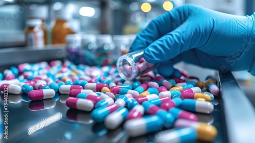 Pharmaceutical Inspection of Capsules on Production Line