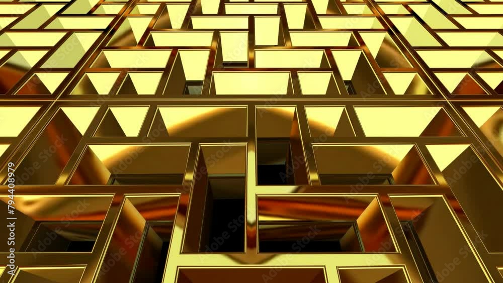 Movement Over Gold Shapes, Exclusive, Background, 3D Render, Reflection
Movement Over Gold Shapes, Exclusive, Background, 3D Render, Reflection