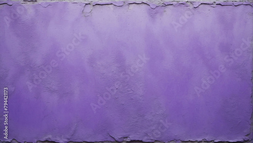 Violet Painted Concrete Background.