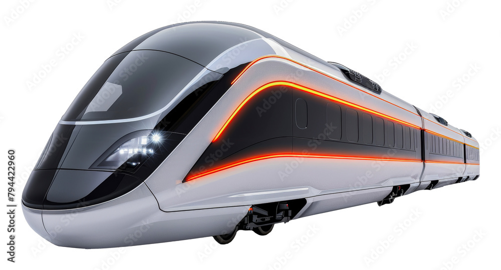 Obraz premium Modern high-speed train