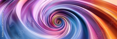 Surreal wallpaper featuring hypnotic swirls and vibrant gradients that captivate the viewer