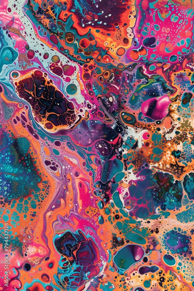 Abstract chrome and psychedelic wallpaper with intricate designs and vibrant hues, creating a captivating visual display Abstract chrome and psychedelic wallpaper with intricate designs and vibrant hues, creating a captivating visual display