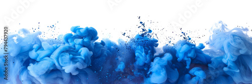 Abstract Blue Smoke