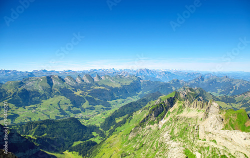 Saentis Mountain landscape