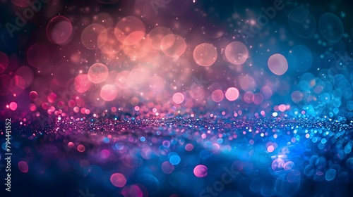 bright blue and pink light bokeh background hd wallpaper, in the style of light purple and dark crimson, colorful bokeh hd background, bokeh lights in a colorful pink stars lights on a dark