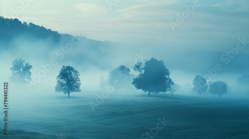 Begin by adding a touch of romance with a soft and dreamy fog background, where each wisp of mist weaves tales of mystery and allure photo