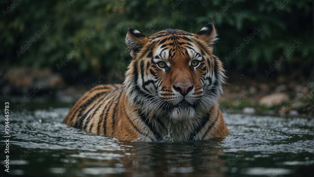 Fototapeta premium Tiger in the water