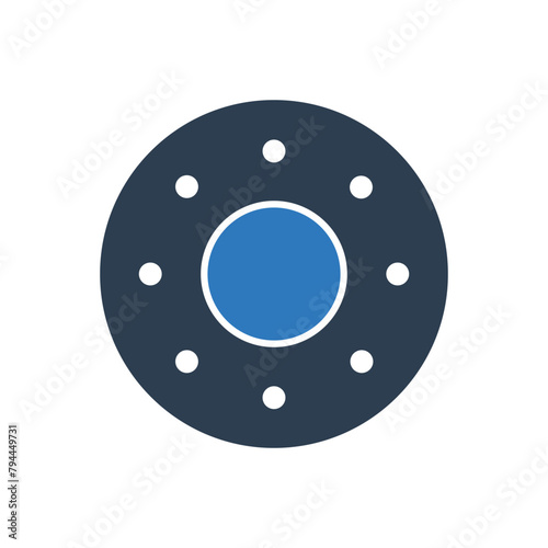 Circle Bandage Icon - Plaster Icon