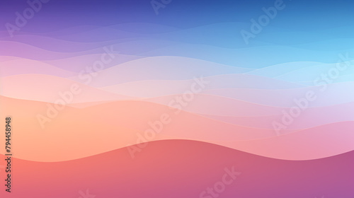 Gradient Trendy waves colorful background wallpaper. 3D render creative swoosh style soft lines. Abstract design wavy pattern vector illustration wallpaper. 