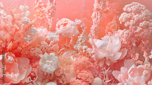 A gentle coral pink, inviting creativity to take center stage.