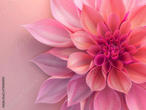 Pink background with large flower