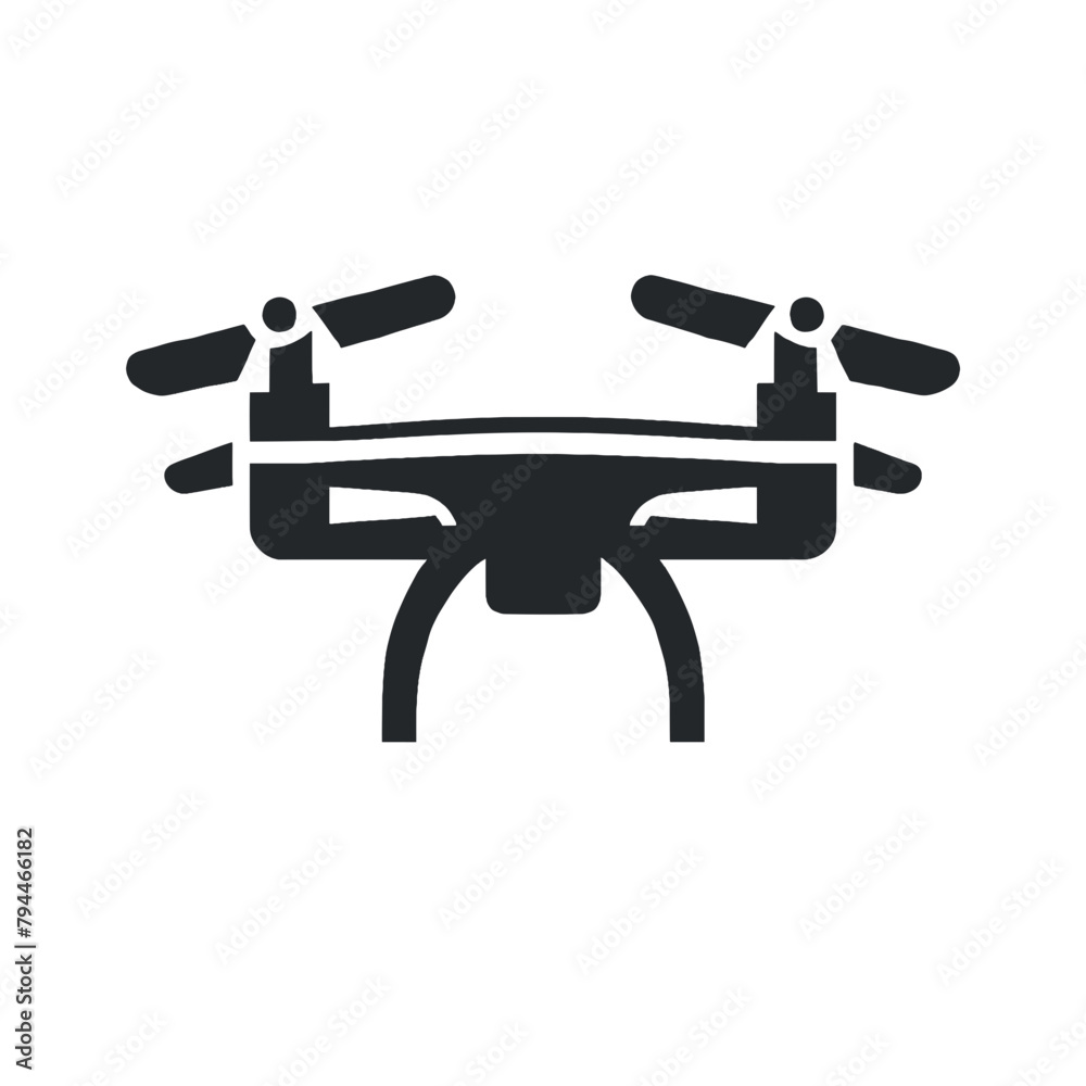 Minimalistic Drone Silhouette Icon on White Background – Represents Modern Technology, Aerial Photography, and Remote-Controlled Devices Minimalistic Drone Silhouette Icon on White Background – Represents Modern Technology, Aerial Photography, and Remote-Controlled Devices