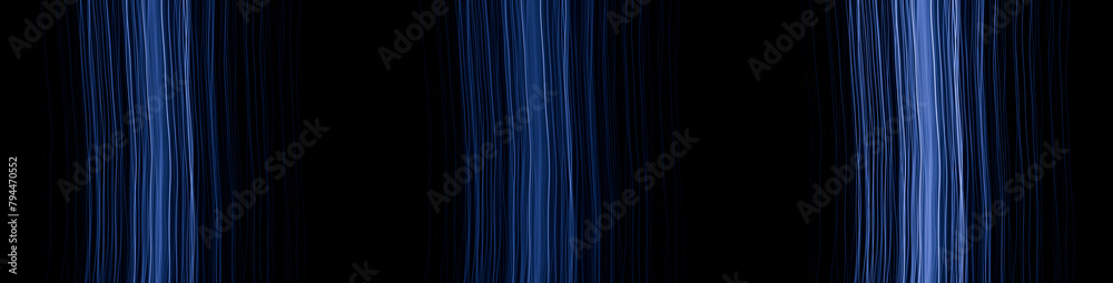 lines of light in the blue color lines of light in the blue color