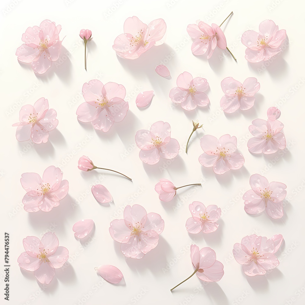Captivating Collection of Pink Flower Petals for Nature-Inspired Creations