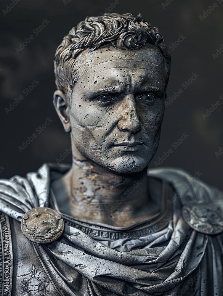 Weathered Warrior Statue Weathered Warrior Statue