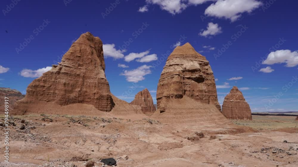 Cathedral Valley, Capitol Reef National Park, Utah, America, USA. Cathedral Valley, Capitol Reef National Park, Utah, America, USA.