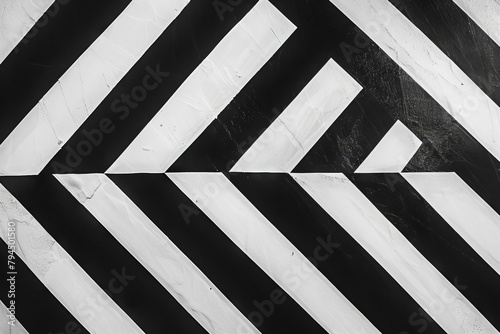 minimalist black and white striped pattern abstract geometric studio background