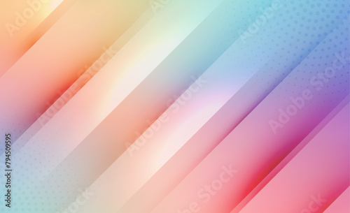 Colorful Vector Gradient Background in Soft Pastel Colors