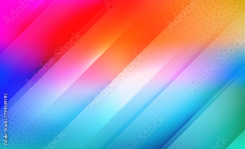 Colorful Vector Abstract Background with Gradient Effects