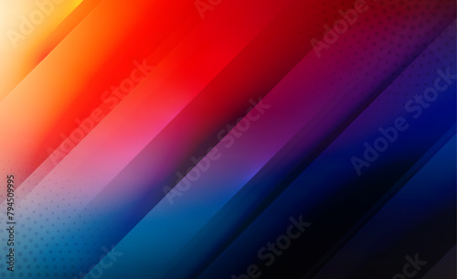 Vibrant Vector Gradient Blurred Wallpaper Background