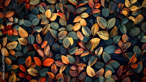 Seamless Leaf Pattern 