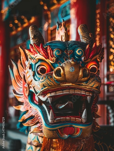 Vibrant Balinese Mask