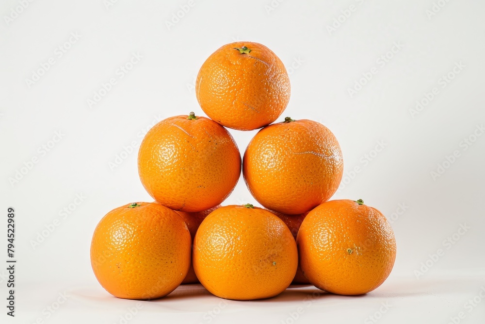 Pile of fresh oranges Pile of fresh oranges