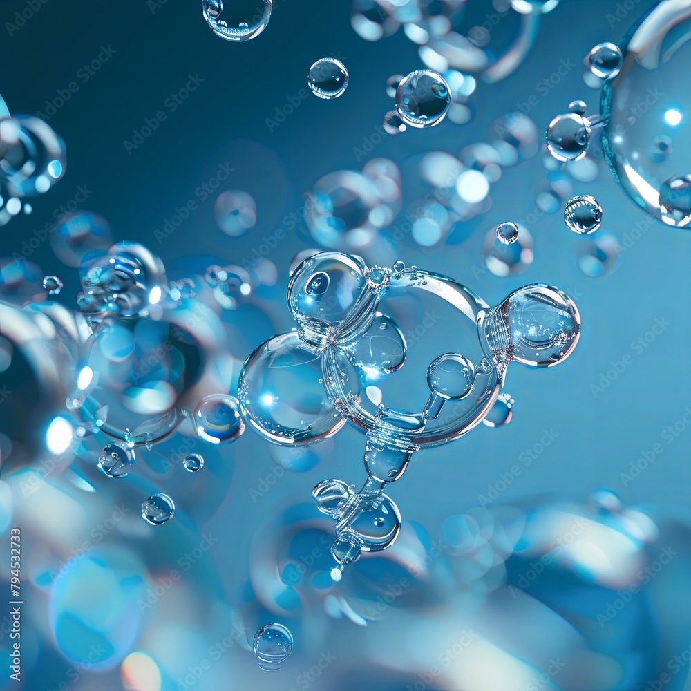 Microscopic Exploration of Water Molecules Abstract Background Microscopic Exploration of Water Molecules Abstract Background