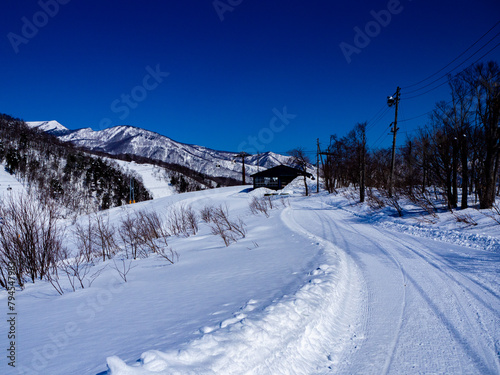 白馬岩岳スノーフィールド ゲレンデ風景