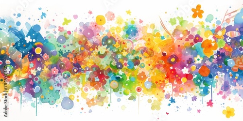 Watercolor Rainbows: A Playful Exploration of Color and Light