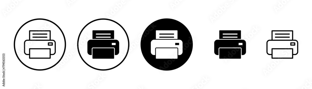 Printer icon vector isolated on white background. print icon. Fax vector icon. Printer icon vector isolated on white background. print icon. Fax vector icon.