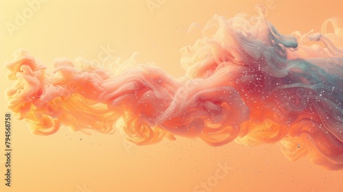 gradient trendy smoke waves colorful background wallpaper, abstract background with orange smooth waving texture, gradient trendy mesh background, modern creative bright rainbow realistic smoke, and s