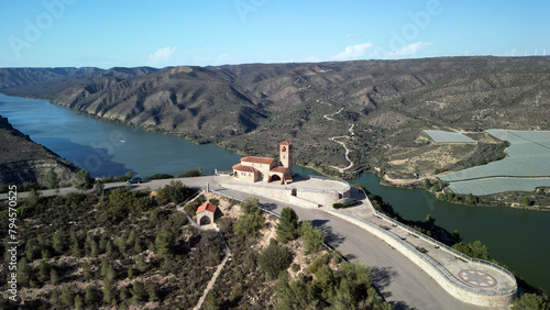 Ermita de Nuestra Señora del Pilar-Fayón-Embalse de Ribarroja-Rio Ebro	 photo