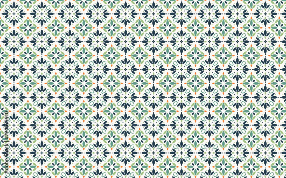 Soft Blue and Green Seamless Azulejo Floor Tile Oriental Vintage Seamless Pattern Floral Textures Soft Blue and Green Seamless Azulejo Floor Tile Oriental Vintage Seamless Pattern Floral Textures