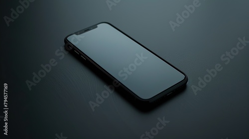 an phone with a black screen, cnematic hbo photo