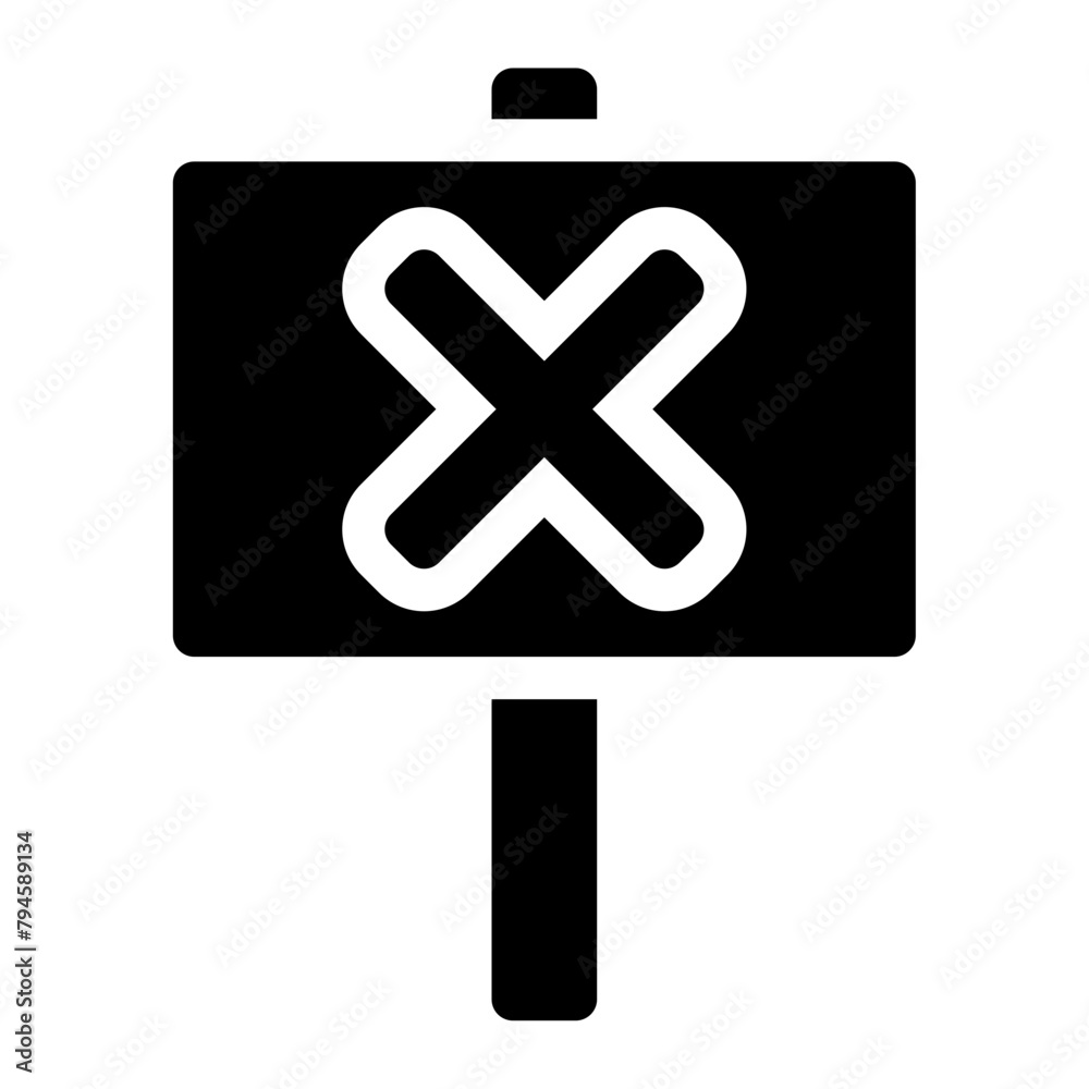 Obraz premium protest icon