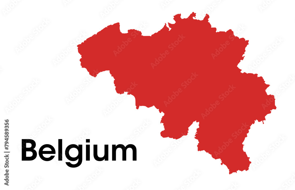 belgium map